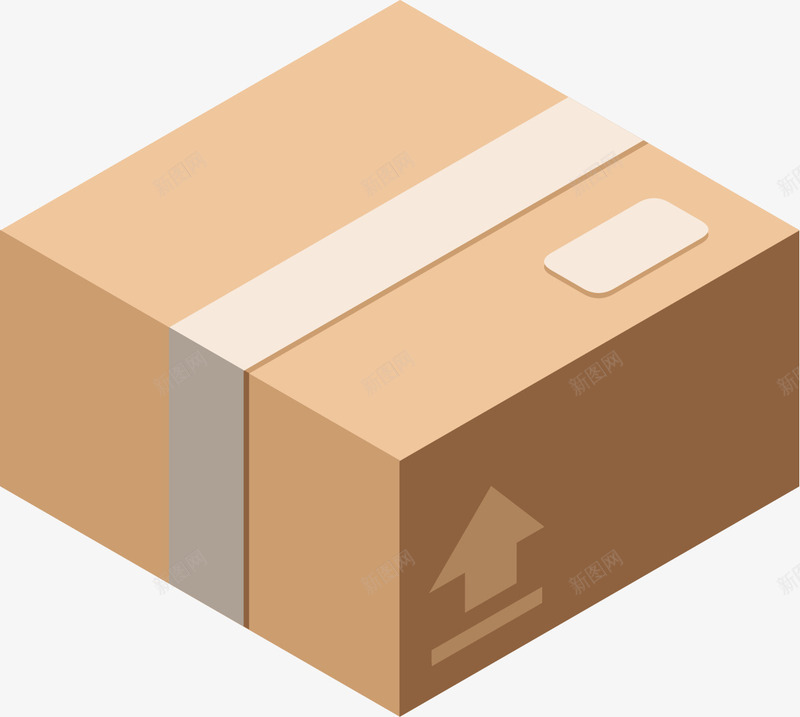创意纸箱包装物流图png免抠素材_新图网 https://ixintu.com 包装 快递 物流 纸箱 网络