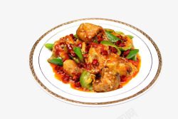 香辣鳕鱼麻辣鳕鱼高清图片