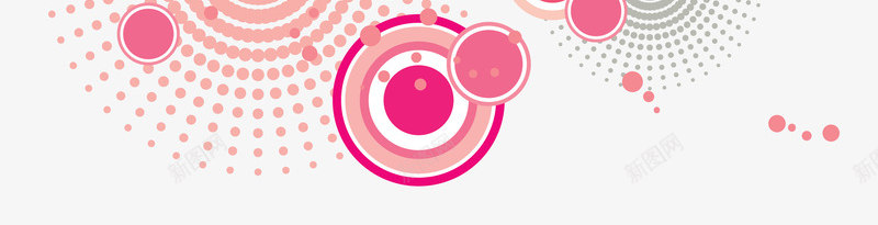 粉色圆形线条背景png免抠素材_新图网 https://ixintu.com psd 圆形 环形圈 粉色 线条