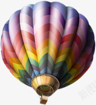 彩色条纹春季热气球png免抠素材_新图网 https://ixintu.com 彩色 春季 条纹 热气球