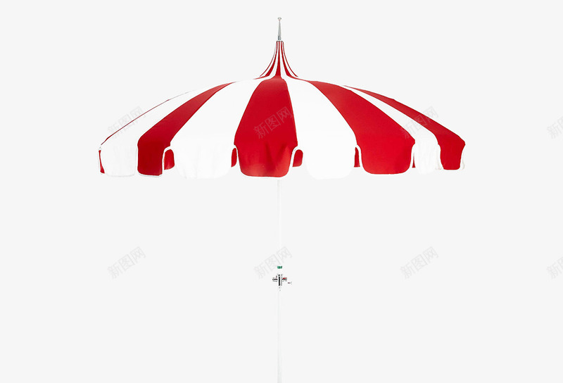 红色白色条纹遮阳伞png免抠素材_新图网 https://ixintu.com 条纹 白色 红色 遮阳伞