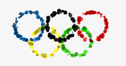 创意奥运五环素材