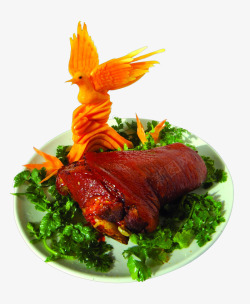 红烧鲈鱼红烧肘子菜高清图片