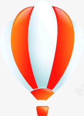橙色条纹热气球光棍节png免抠素材_新图网 https://ixintu.com 光棍 条纹 橙色 热气球