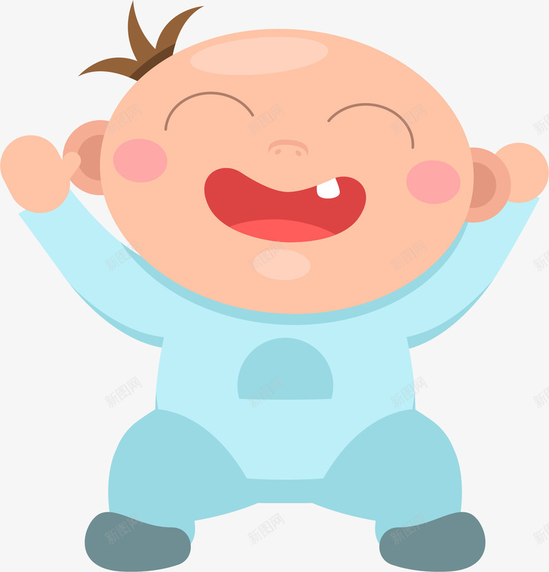卡通婴儿人物笑脸装饰人物矢量图ai免抠素材_新图网 https://ixintu.com 卡通婴儿设计 卡通母婴人物 婴儿人物形象 宝宝 手绘婴儿人物 手绘婴幼儿人物 矢量图