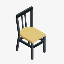 椅子装饰案矢量图素材