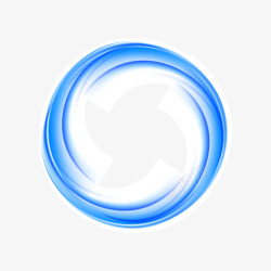 彩环蓝色漩涡圆环高清图片