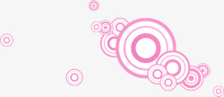 粉色圆环背景图素材