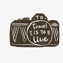 灰白色标签灰白色相机为旅行为生活标签矢量图高清图片