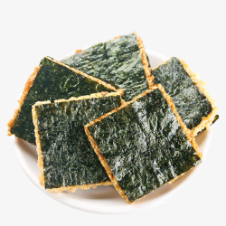 美味肉松香米锅巴海苔高清图片
