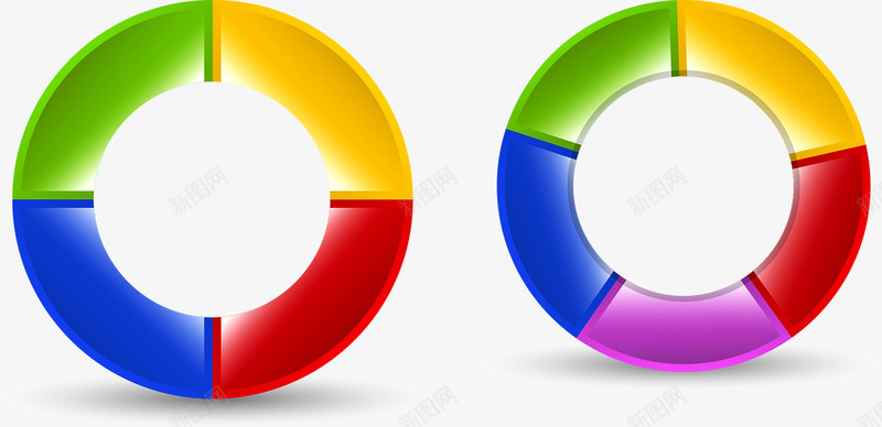 炫彩环形png免抠素材_新图网 https://ixintu.com 圆形 圆环 炫彩 环形