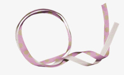 圆环粉色彩带素材