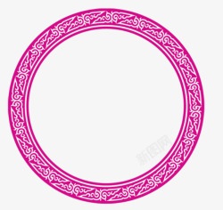 圆环复古装饰花纹素材