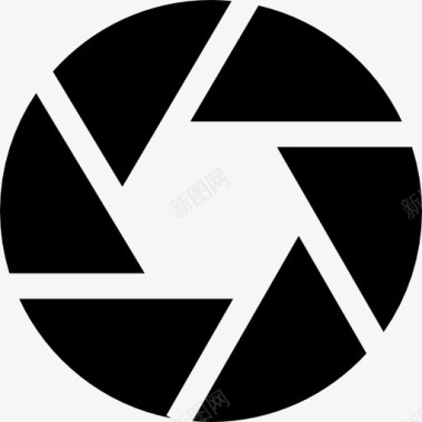 相机的快门图标图标