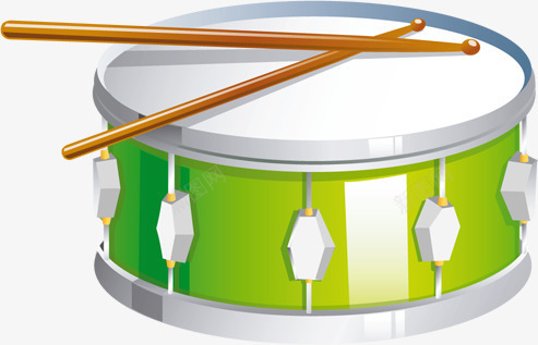 绿色卡通鼓png免抠素材_新图网 https://ixintu.com 乐器 卡通鼓 潮流 音乐元素 音乐艺术 音乐鼓 鼓