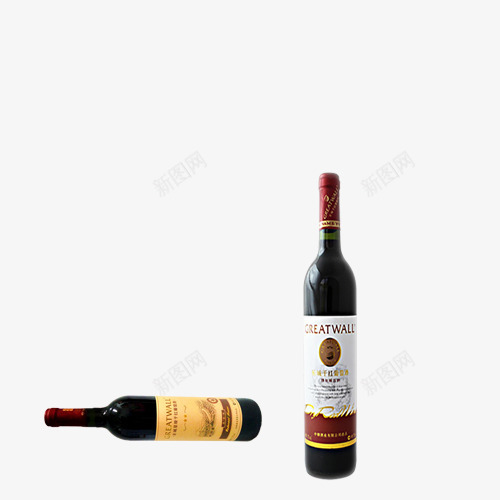 红酒广告模型png免抠素材_新图网 https://ixintu.com 产品实物 红酒 葡萄 酒杯 酒瓶 长城葡萄酒