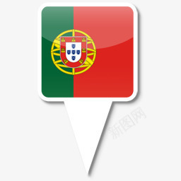 葡萄牙FlagfortheiPhoneMap图标png_新图网 https://ixintu.com portugal 葡萄牙