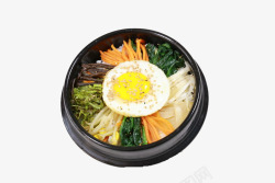 韩国菜品韩国料理拌饭高清图片