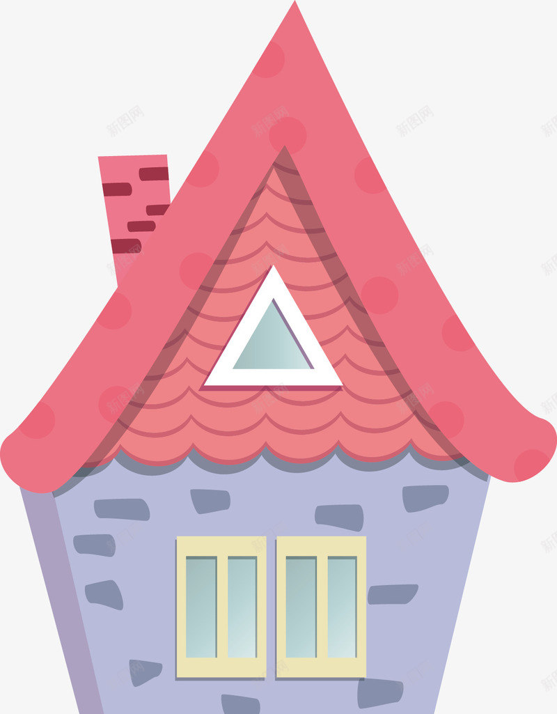 可爱彩色卡通屋顶矢量图ai免抠素材_新图网 https://ixintu.com 卡通 屋顶 建筑 彩绘 彩色 房子 欧式 欧式屋顶 烟囱 红色 蓝紫色 矢量图
