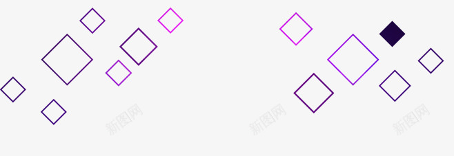 好看的菱形png免抠素材_新图网 https://ixintu.com 好看 紫色 菱形
