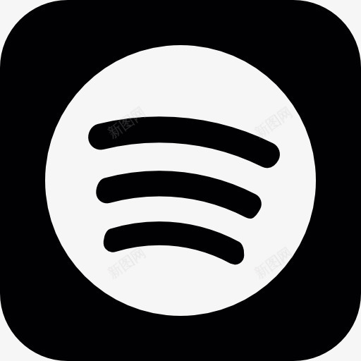 Spotify标志按钮图标png_新图网 https://ixintu.com Spotify音乐播放器 社交 社交媒体 社交网络 音乐