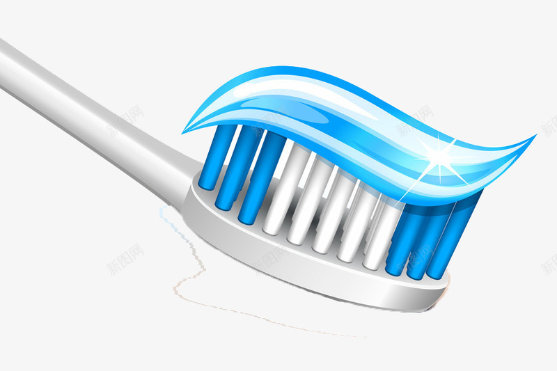 蓝色牙膏png免抠素材_新图网 https://ixintu.com 包装设计 牙膏 牙膏包装 生活用品