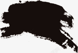 黑色古典墨迹痕迹素材