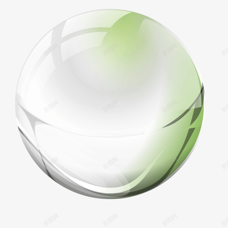 白色质感圆形水晶球png免抠素材_新图网 https://ixintu.com 圆形 水晶球 白色 白色质感 质感