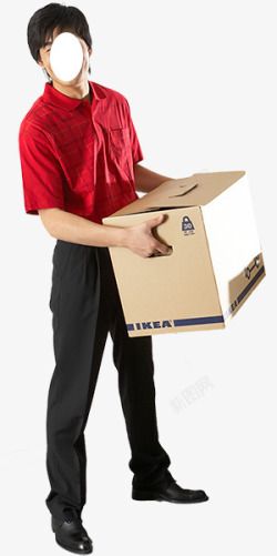 搬纸箱子的男人搬走箱子的人高清图片