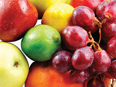 葡萄苹果水果堆png免抠素材_新图网 https://ixintu.com 柠檬 梨子 紫葡萄 红苹果 香橙