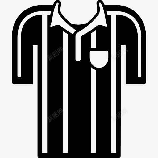 足球运动员条纹T恤图标png_新图网 https://ixintu.com T恤 布 播放器 条纹 条纹T恤 足球 踢足球 运动衣服