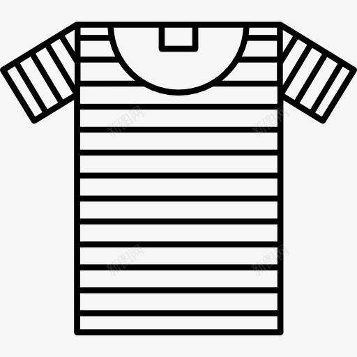 条纹T恤图标png_新图网 https://ixintu.com T恤 T恤衫 时尚 条纹 条纹的衣服 衣服抚摸 衬衫