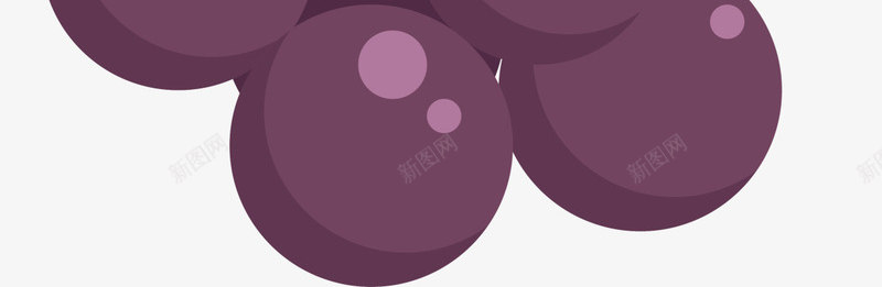 紫色卡通美味葡萄png免抠素材_新图网 https://ixintu.com 凉爽夏季 卡通提子 卡通水果 夏天 夏日解暑 提子 清凉 美味葡萄