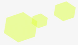 三个黄色菱形块素材
