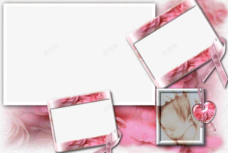 粉色质感相框png免抠素材_新图网 https://ixintu.com 相框素材 相框边框图片素材 粉色爱心 粉色质感边框素材 背景素材 装饰 装饰素材