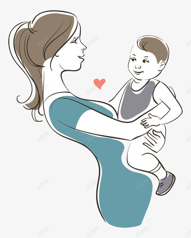 宝宝妈妈png免抠素材_新图网 https://ixintu.com 大人 妈妈 宝妈 宝宝 宝宝妈妈 小孩
