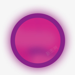 紫色圆形光环素材