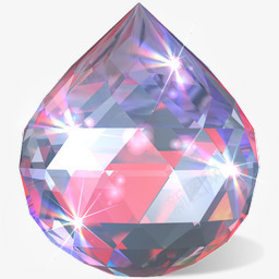 宝石和琥珀水晶图标图标