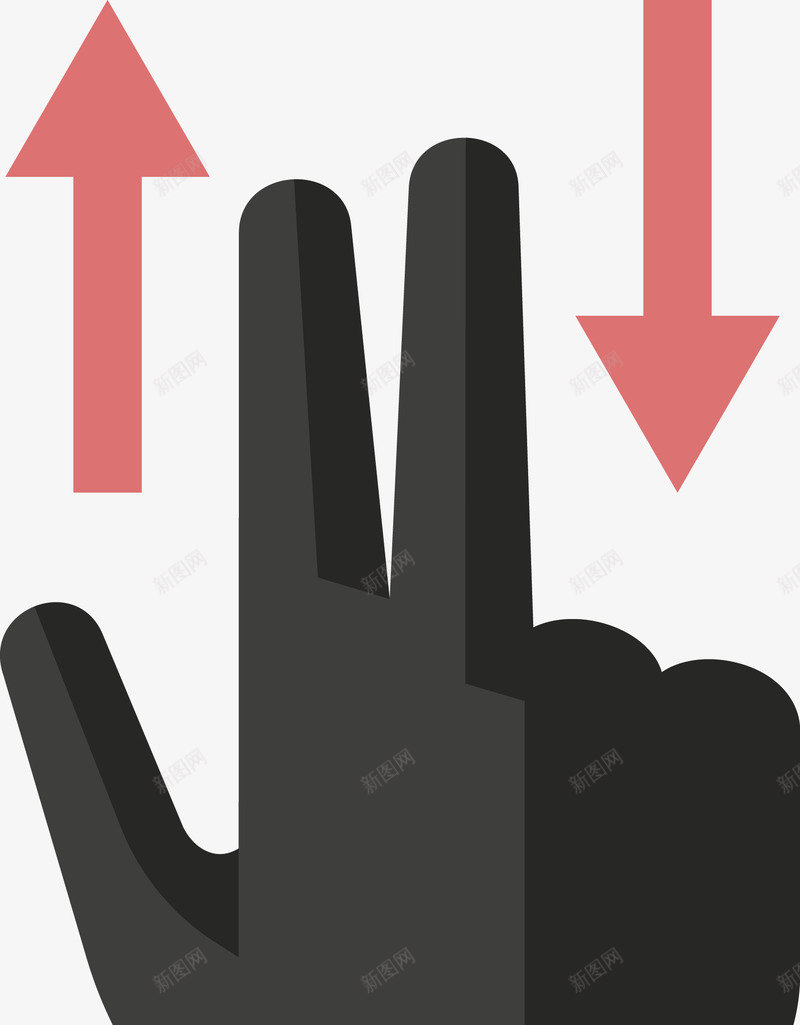 上下滑动手势图图标png_新图网 https://ixintu.com touch touch手势 上下滑动 图标 圆环 手势 手势图标 手指 扫描 滑动 点击 箭头 触屏 触屏手势 高科技