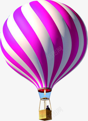 紫色条纹热气球png免抠素材_新图网 https://ixintu.com 条纹 热气球 紫色 设计
