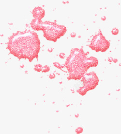 粉色荧光液体素材