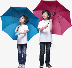 可爱儿童摄影人物雨伞素材