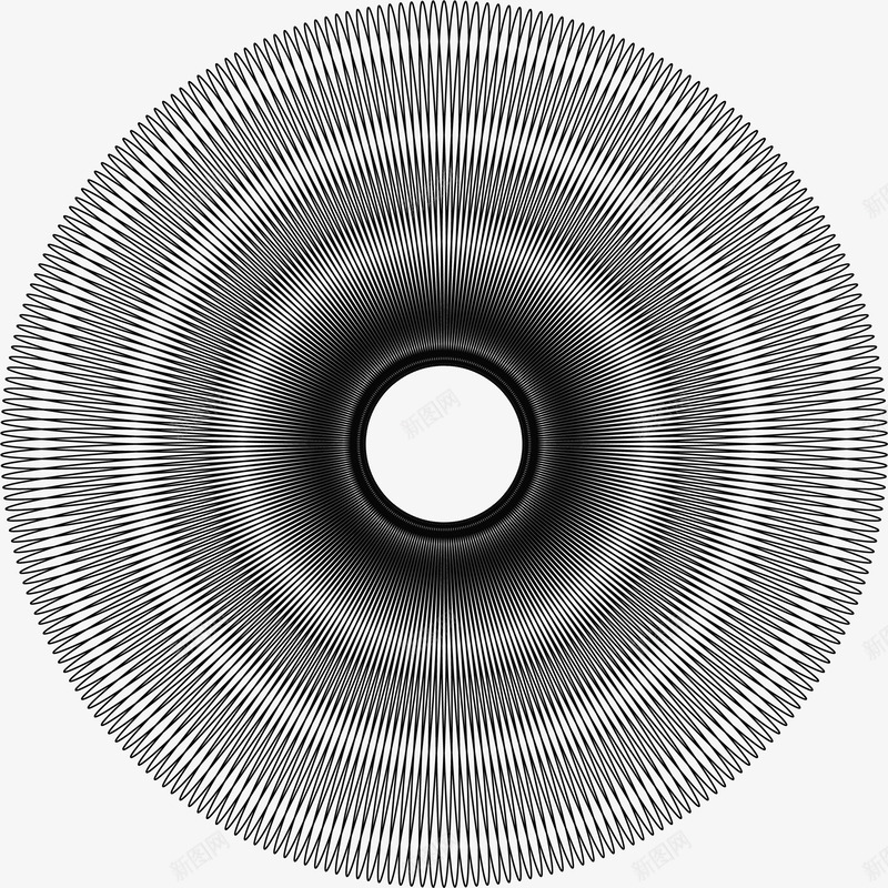 手绘线条抽象图png免抠素材_新图网 https://ixintu.com 几何图形 圆形 圆形环绕 手绘线条抽象图 抽象 线条 装饰图案