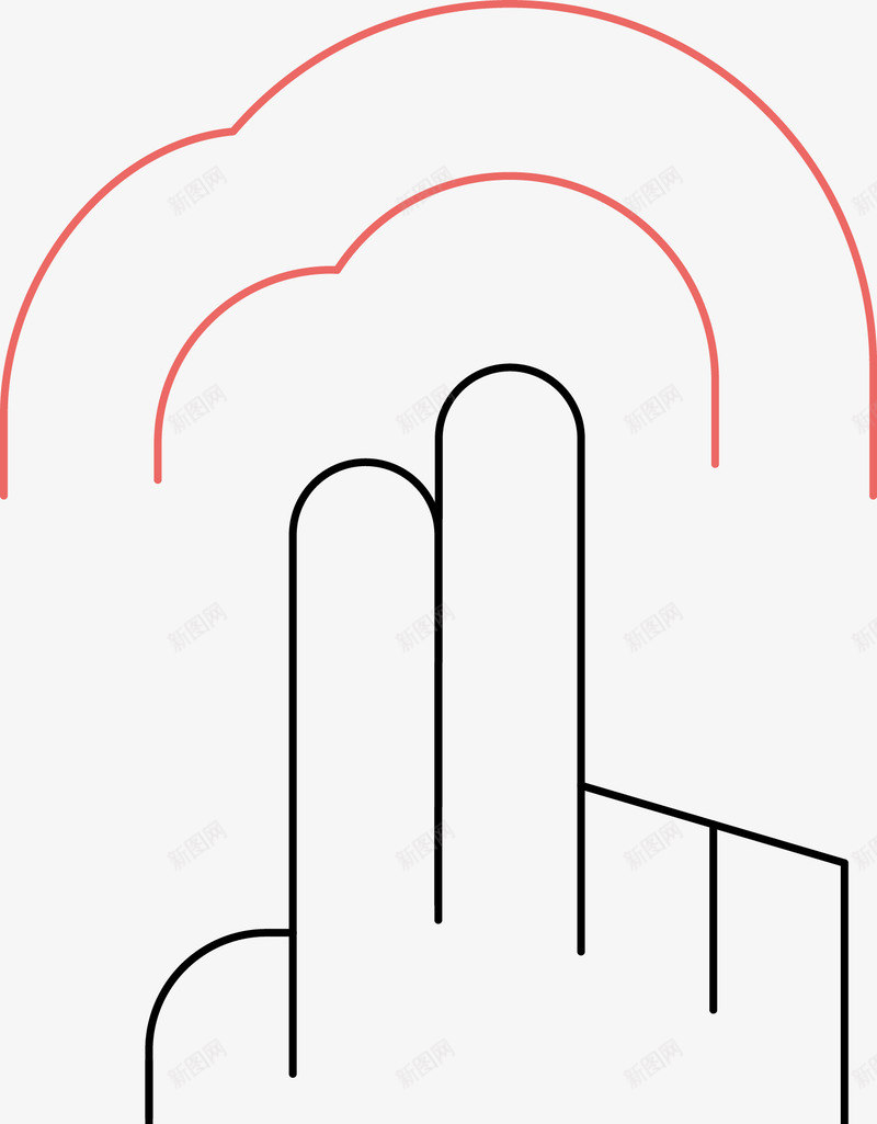 卡通点击手指图标png_新图网 https://ixintu.com touch touch手势 上下滑动 图标 圆环 手势 手势图标 手指 扫描 滑动 点击 箭头 触屏 触屏手势 高科技