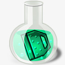 超酷水晶风格化学容器素材