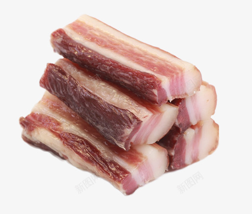 美味的腊肉片png免抠素材_新图网 https://ixintu.com 五花肉腊肉 干肉 肉制品 营养丰富的腊肉