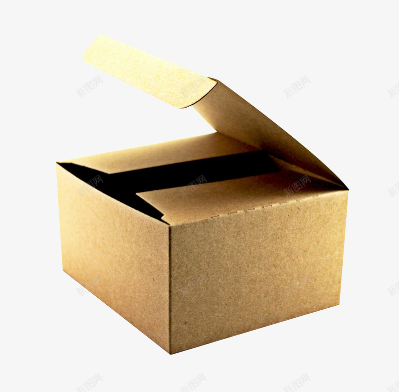 牛皮纸箱子png免抠素材_新图网 https://ixintu.com 快递箱 快递箱子 打开的箱子 棕色的 牛皮纸 箱子 纸箱