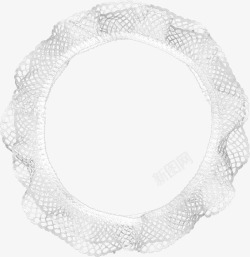 布条圆环白色花纹布条圆环高清图片