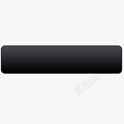 纯黑色的web20风格按钮图标图标