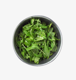 生吃蔬菜碗里的绿色蔬菜高清图片